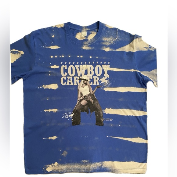 NEW! 1 Custom Normal XL Fit or as an Oversized T Shirt, Acid Wash Look (PTP 23”) - Picture 2 of 4